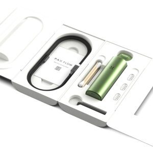 pax flow vaporizer greenstone open box accsessories