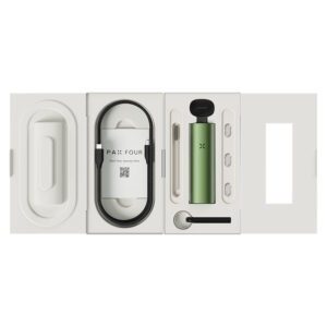 open retail box showing pax 4 and contents